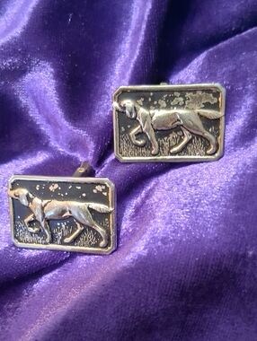 Hunting Dog Cuff Links